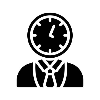 Üretken İş Adamı ikonu vektör illüstrasyonu