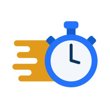 Hızlı Zaman Ağı simgesi, vektör illüstrasyonu.              