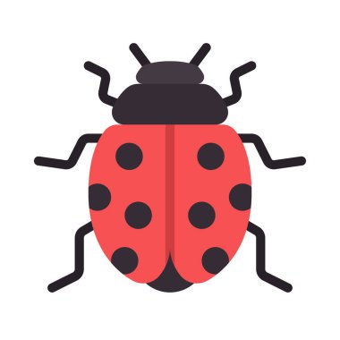 Basit uğurböceği vektör illüstrasyonu