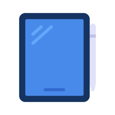 Kalem Ağı vektör illüstrasyonlu Tablet