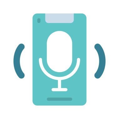 Ses Tanıma Ağı vektör çizimi