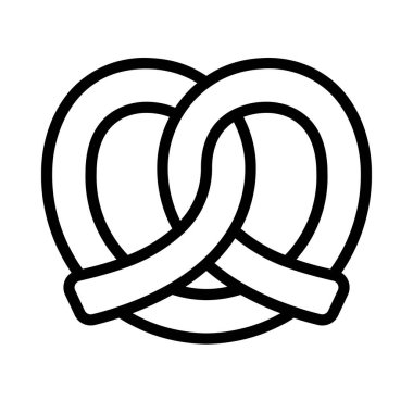 Fırında simit, vektör, illüstrasyon