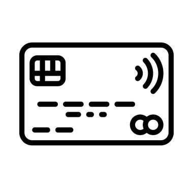 Düz tasarımda Kişisiz Kart simgesi 