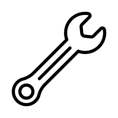 Anahtar araç simgesi, düz biçim