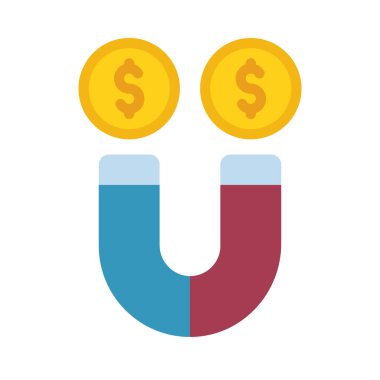 Para web simgesi vektör illüstrasyonunu göster