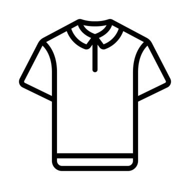 Polo Top web simgesi vektör illüstrasyonu