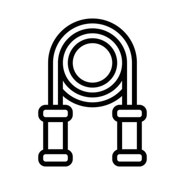 İp web simgesi vektör illüstrasyonu atlanıyor