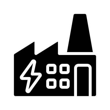 Power Factory simge vektörü basit illüstrasyon