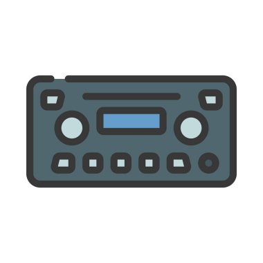 Araba Radyosu oyuncusu simgeyi izole etti     