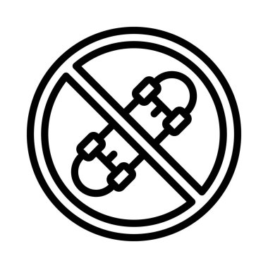 Skate Yatılı Web simgesi vektör illüstrasyonu Yok 