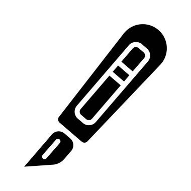 Neşter ağ simgesi vektör çizimi