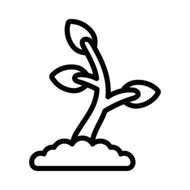 ağaç web simge vektör çizim