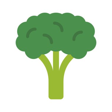 Brokoli web simgesi vektör çizimi