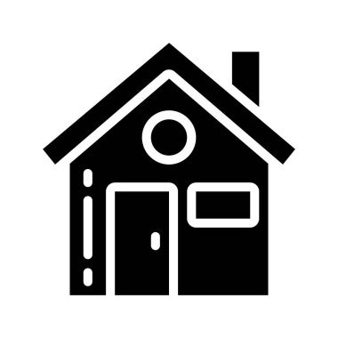 Ev simgesi, vektör illüstrasyonu   