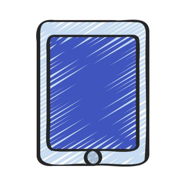 Tablet cihaz simgesi tasarım izole