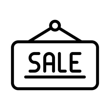 Satış İşareti Web simgesi vektör illüstrasyonu