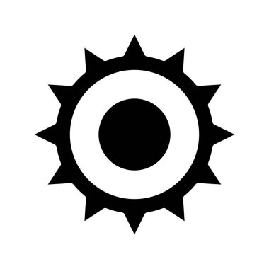 dişli ağ simgesi çizimi beyaz arkaplanda izole edildi