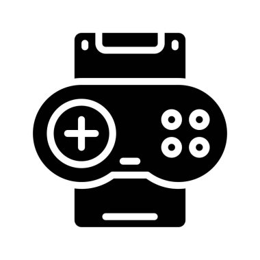 Mobil Oyun Denetleyici simgesi, vektör illüstrasyonu basit tasarım