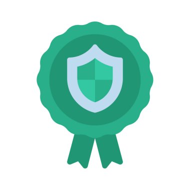 Koruma Ödülü simgesi, vektör illüstrasyonu basit tasarım