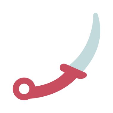 Keskin Bıçak Ağı ikon vektör çizimi