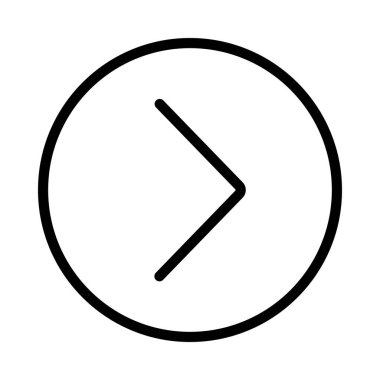 ok sağ simge vektör illüstrasyonu