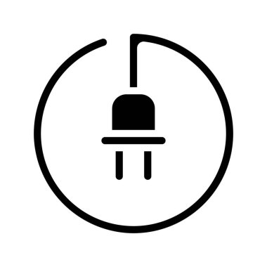 Eklenti Döngüsü simgesi, vektör illüstrasyonu basit tasarım