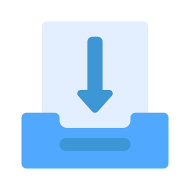 Kutu Web simgesi vektör illüstrasyonunda