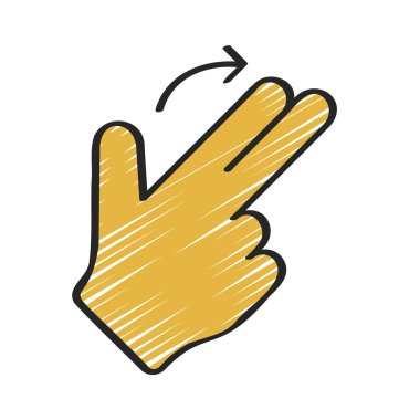 El Ağı ikonu vektör illüstrasyonunu çevir