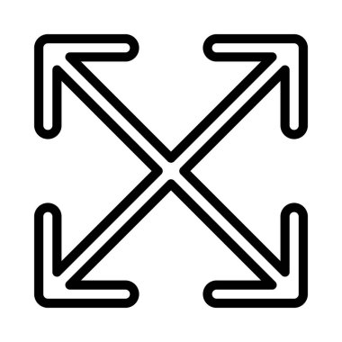 Okların simge vektör resimlerini genişlet