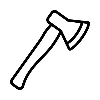 Axe araç simgesi, vektör illüstrasyonu