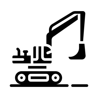 Kazıcı Kazıcı simgesi, vektör illüstrasyonu