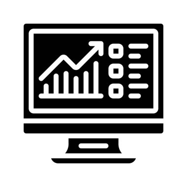 Bilgisayar Veri simgesi, vektör çizimi 