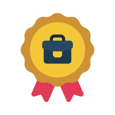 İş Ödülü Kurdele ikonu vektör illüstrasyonu 