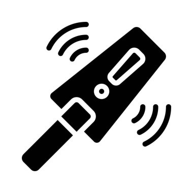 Havaalanı Güvenlik Tarayıcısı Web simgesi çizimi 