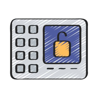 Tablet Web simgesi çizimini kilitle