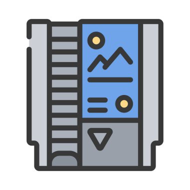 Oyun Kartuş Ağı vektör çizimi