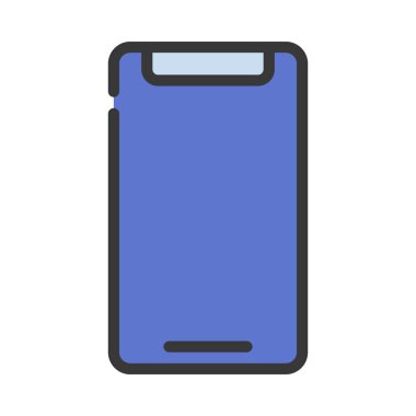 mobil simge, vektör illüstrasyonu basit tasarım