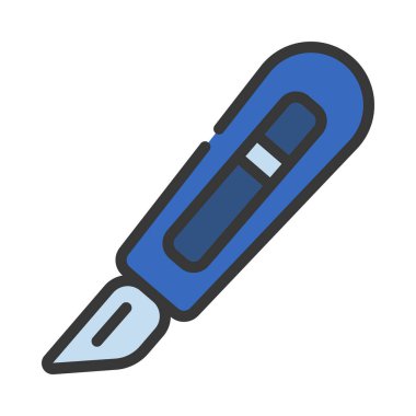 Neşter ağ simgesi vektör çizimi