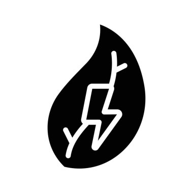 Eko Elektrik Web simgesi vektör illüstrasyonuName 