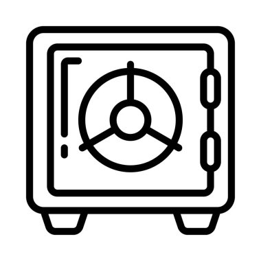 güvenli web simge vektör çizim 