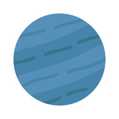 Gezegen web simgesi vektör illüstrasyonu