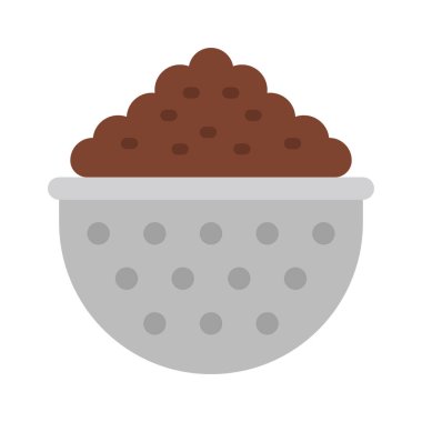 Dirt Sieve web simgesi vektör illüstrasyonu