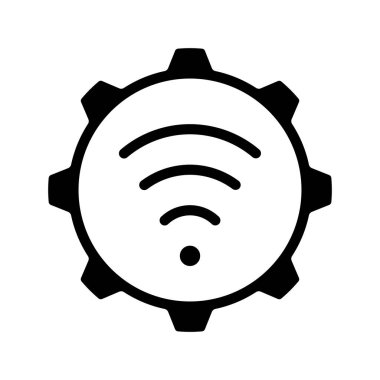 kablosuz kablosuz ağ sembolü vektör simgesi 