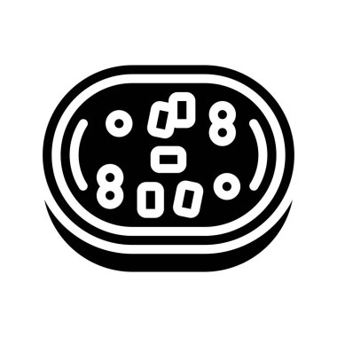 Poker Tablosu Web simgesi vektör çizimi