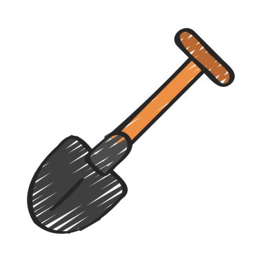 Maça düz simgesi. vektör illüstrasyonu.