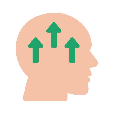 Zihinsel Geliştirmeler simge vektör illüstrasyon tasarımı