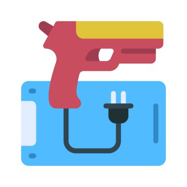 Mobil Silah Denetleyici simgesi, vektör illüstrasyonu basit tasarım