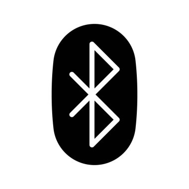  Bluetooth Düğmesi vektör illüstrasyonu 