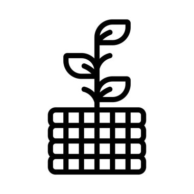 Cash Growth web simgesi vektör çizimi