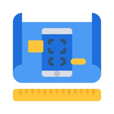 Uygulama simgesi vektör illüstrasyon tasarımı oluştur